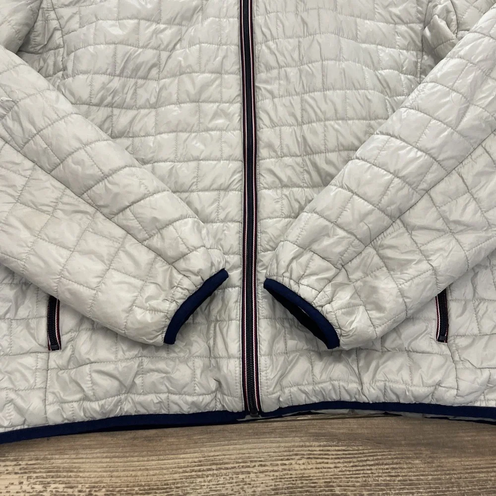 Tommy Hilfiger Men's Jacket Quilted Full Zip Gray XL